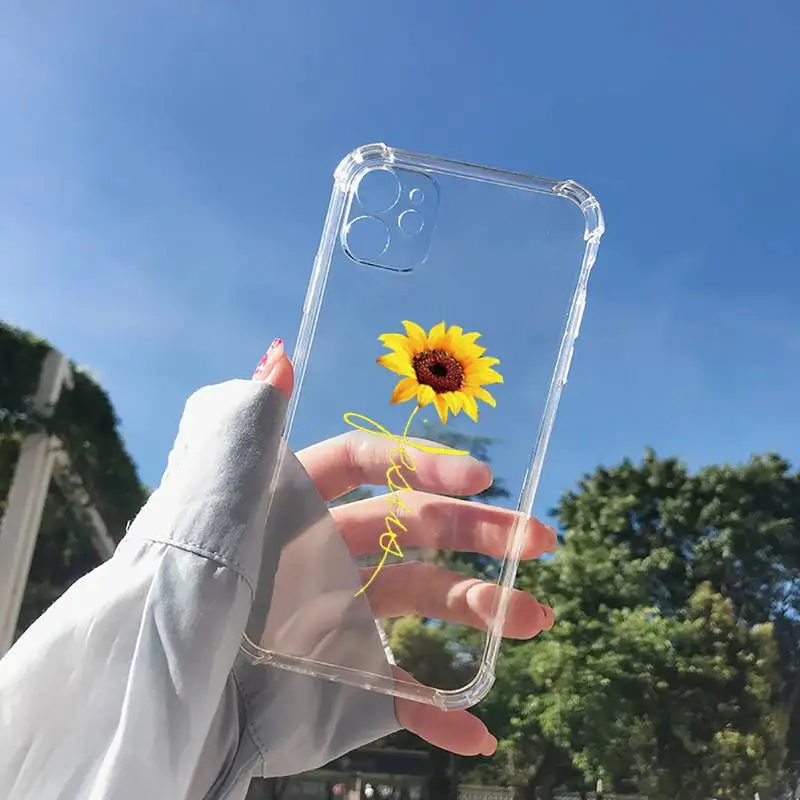 Sunflower Phone Case Transparent for Clear iPhone 11 12 8 7 6 6S XS MAX Plus X 5S SE 2020 XR mini pro
Sunflower Phone Case Transparent for Clear iPhone 11 12 8 7 6 6S XS MAX Plus X 5S SE 2020 XR mini pro