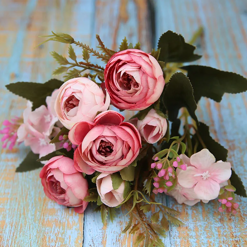 28cm Rose Bouquet Artificial Silk Flower Decorative Scrapbooking Home Wedding Birthday Decoration Fake Rose Flowers
28cm Rose Bouquet Artificial Silk Flower Decorative Scrapbooking Home Wedding Birthday Decoration Fake Rose Flowers