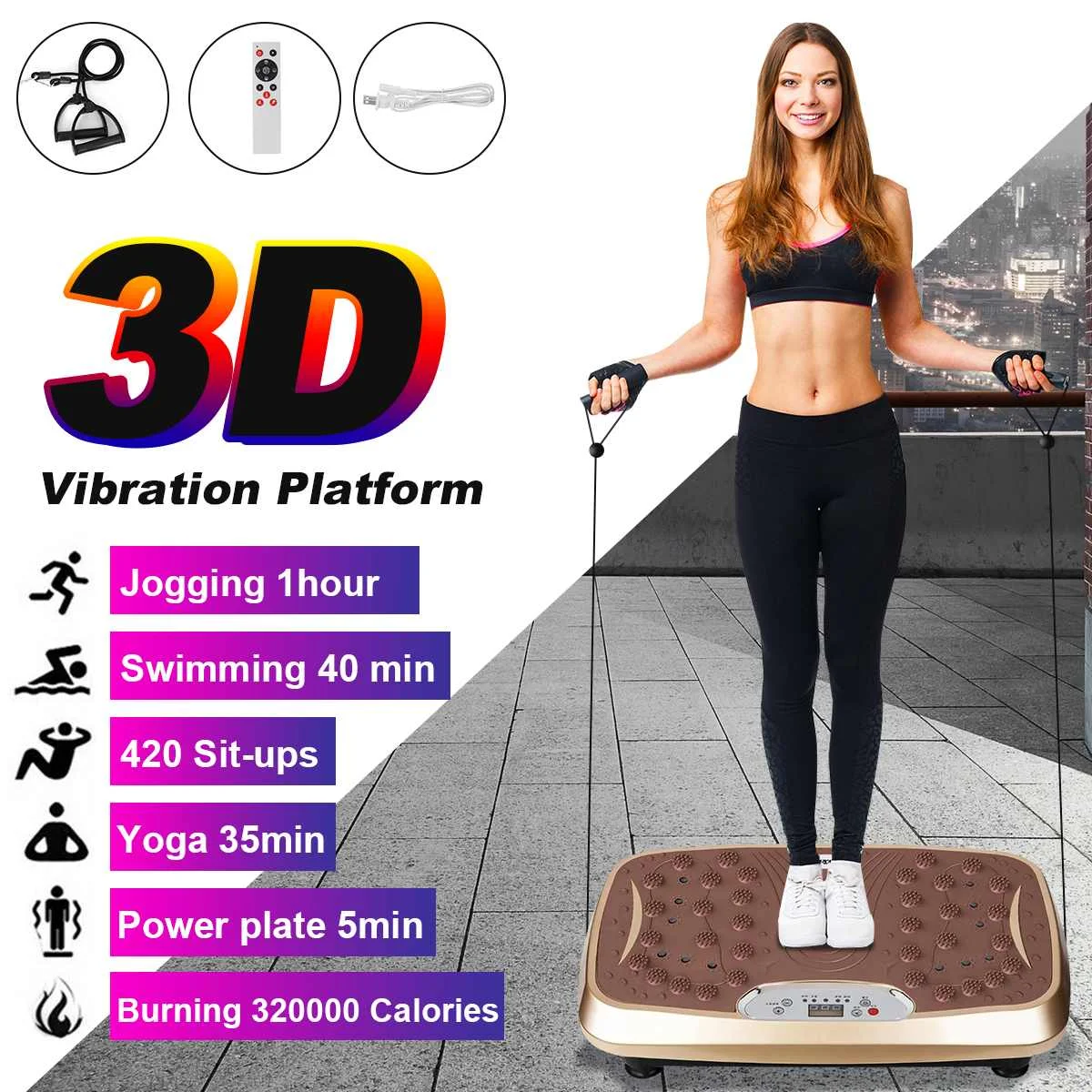 110V 200W Remote Control Vibration Fitness Massager Machine Slimming Trainer Platform Plate Home Gym Fitness Body Shaper 150KG
110V 200W Remote Control Vibration Fitness Massager Machine Slimming Trainer Platform Plate Home Gym Fitness Body Shaper 150KG