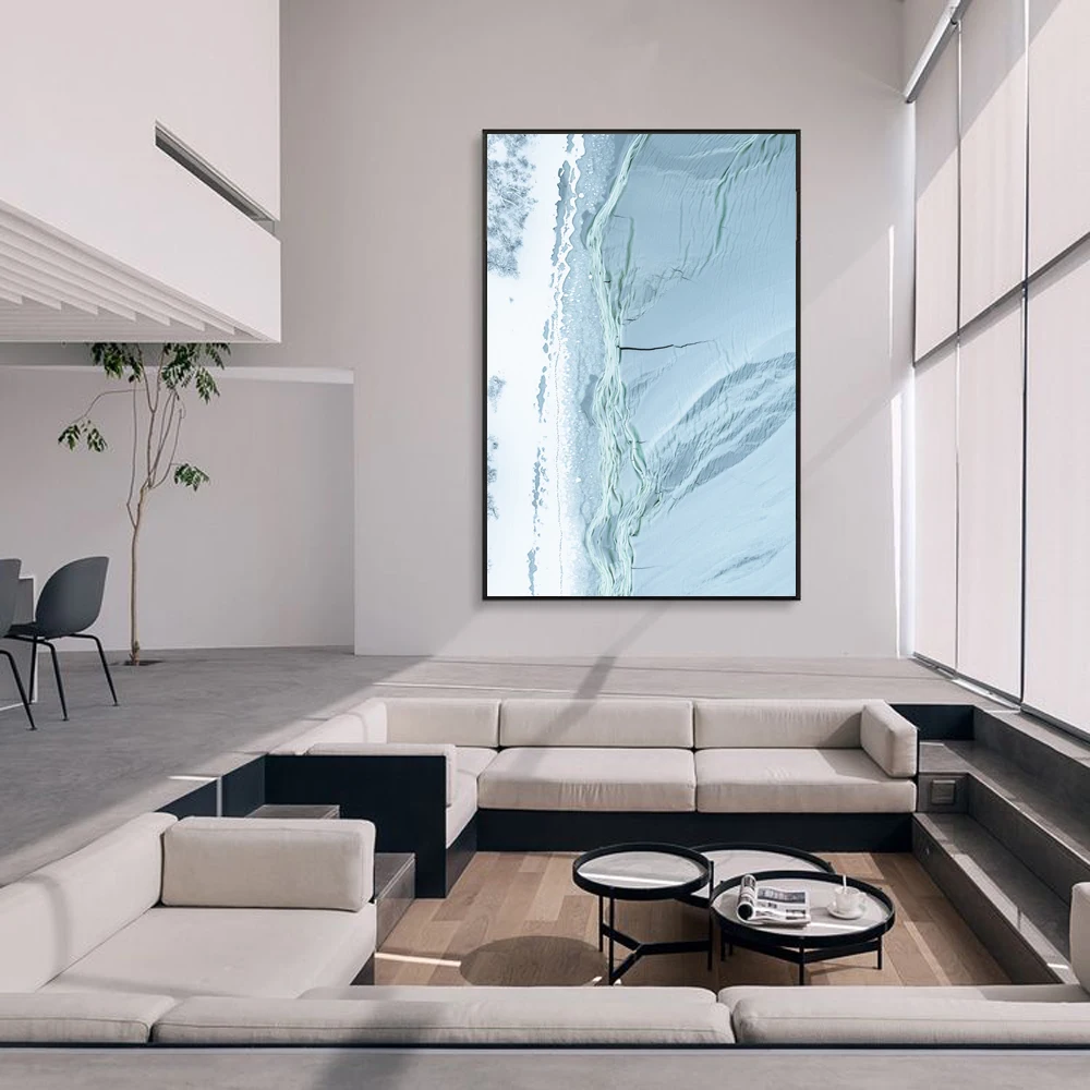 Landscape oil painting glacier art canvas painting living room corridor office home decoration mural
Landscape oil painting glacier art canvas painting living room corridor office home decoration mural