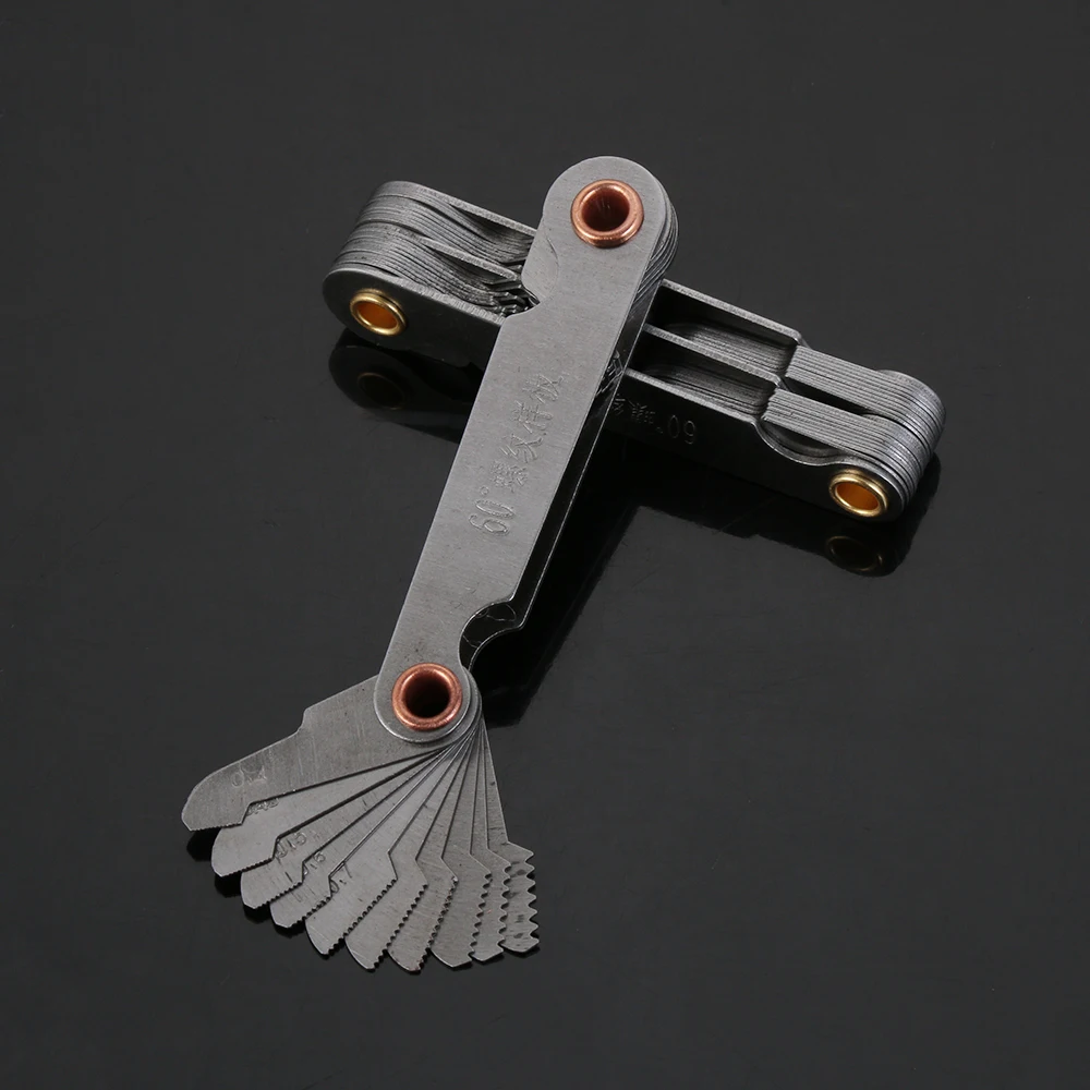 1set 55/60 Degree Metric Inch Thread Plug Gauge Gear Tooth Screw Pitch Center Measurement Carbon Steel Lathe Combination Tools
1set 55/60 Degree Metric Inch Thread Plug Gauge Gear Tooth Screw Pitch Center Measurement Carbon Steel Lathe Combination Tools