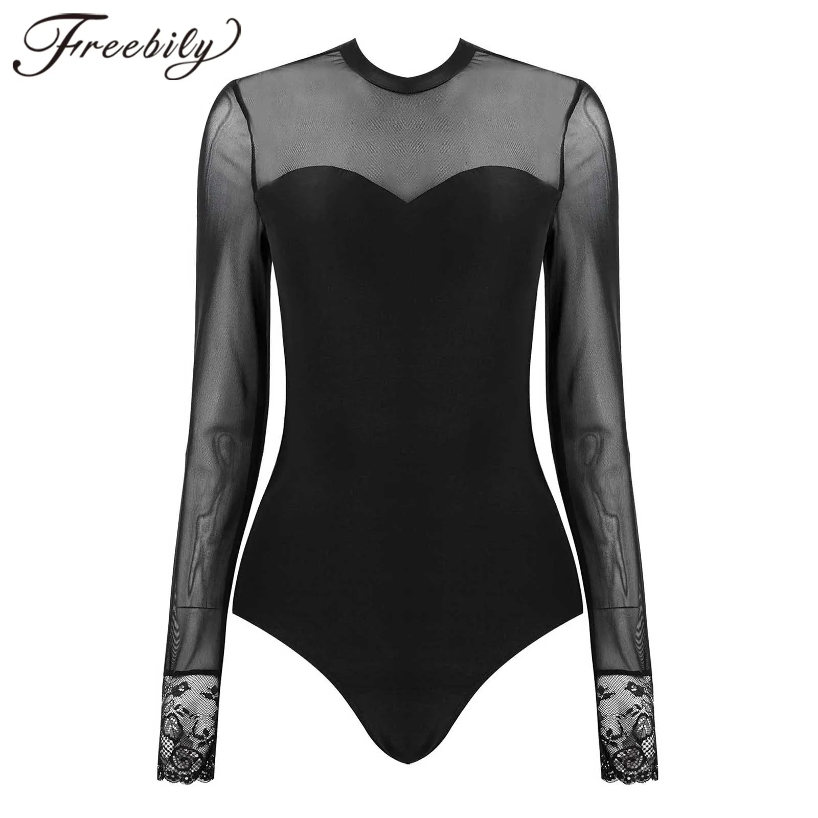 Women Adults Long Sleeve Gymnastic Leotard Splice Mesh Bodysuit Exercise Gymnastics Ballet Dance Leotard Jumpsuits Dancewear
Women Adults Long Sleeve Gymnastic Leotard Splice Mesh Bodysuit Exercise Gymnastics Ballet Dance Leotard Jumpsuits Dancewear