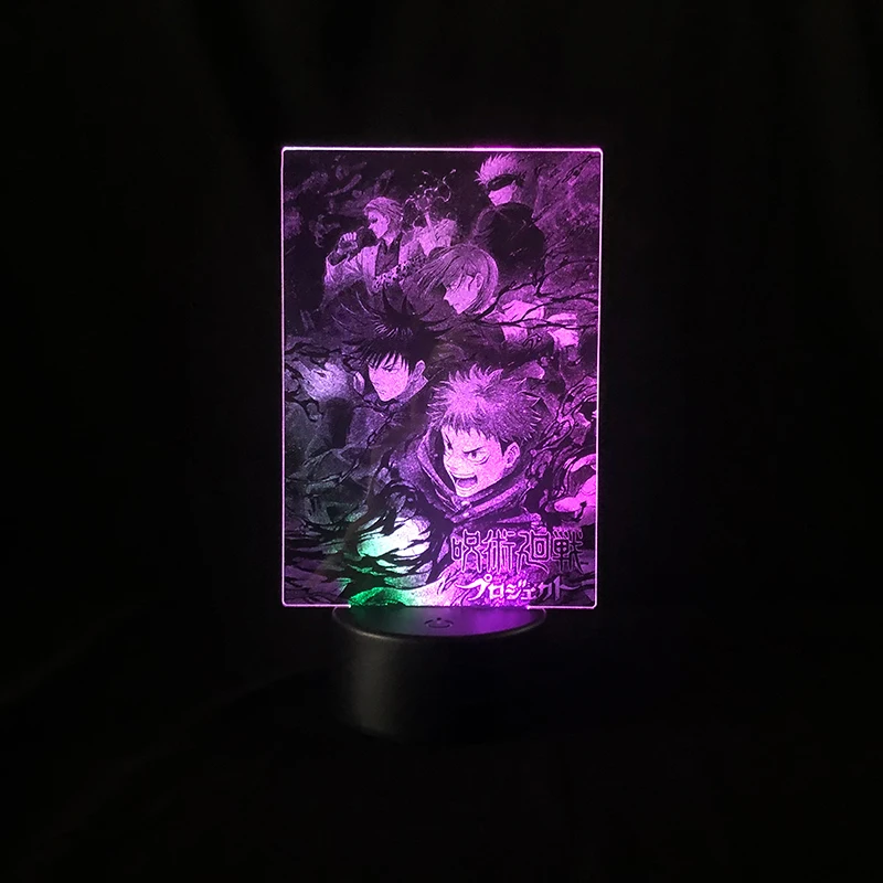 Touch Sensor Two Tone Lamp Jujutsu Kaisen Japanese Anime Manga Gift Two Tone Led Light Two Tone 3D Lamp Desk Indoor Children
Touch Sensor Two Tone Lamp Jujutsu Kaisen Japanese Anime Manga Gift Two Tone Led Light Two Tone 3D Lamp Desk Indoor Children