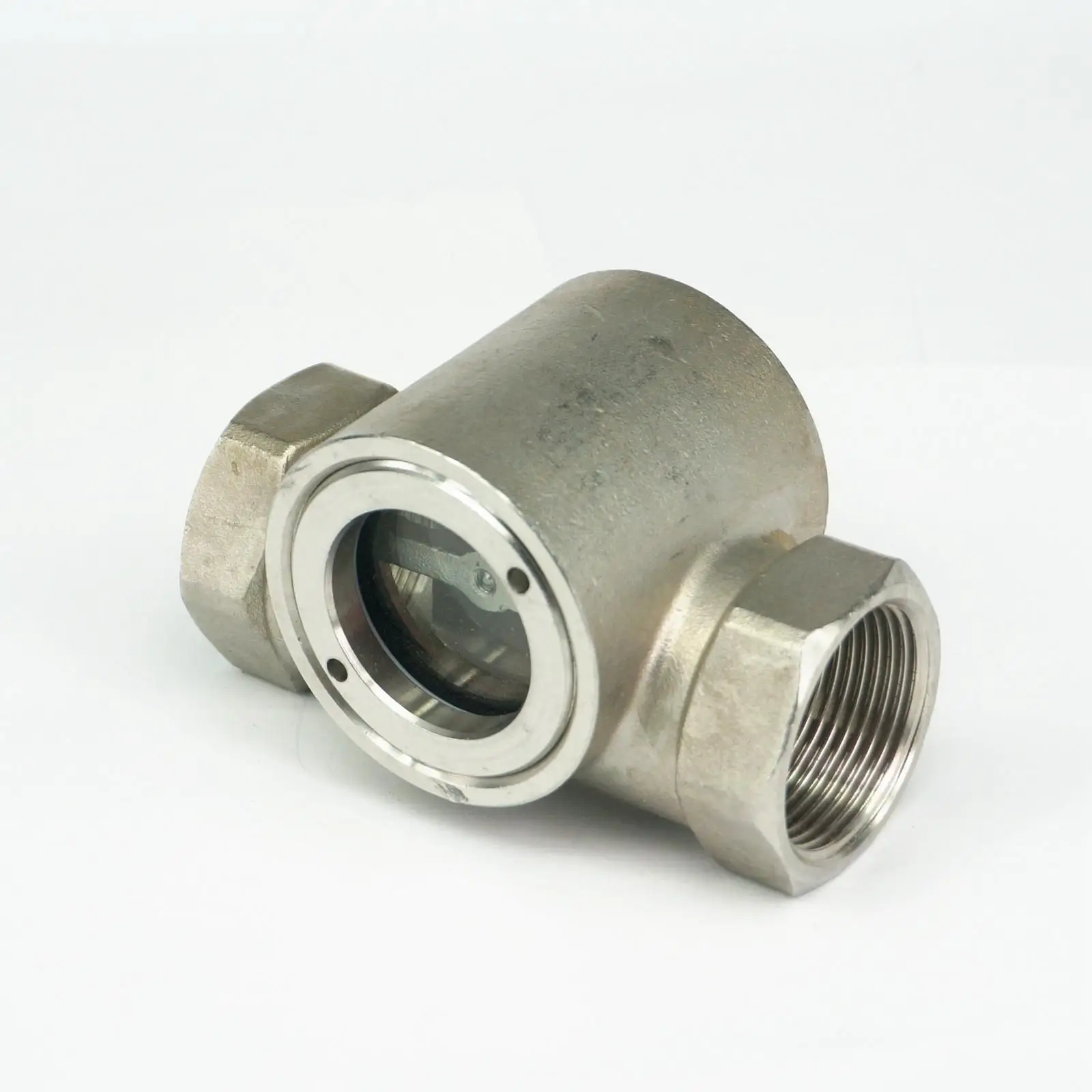 

1-1/4" BSP Female SS304 Stainless Steel Window Glass Sight Flow Indicator With Impeller 2.5 Mpa