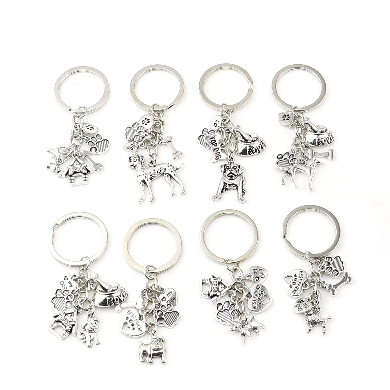New Cute Dog Footprints Keychain Lovely Cat Footprints Keychain Best Friends Heart-shaped Pendant Car Keychain Pendant Jewelry
New Cute Dog Footprints Keychain Lovely Cat Footprints Keychain Best Friends Heart-shaped Pendant Car Keychain Pendant Jewelry