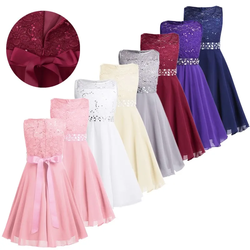 Kids Flower Girls Wedding Party Dress Sequined Ballet Sleeveless Bridesmaid Pageant Formal Evening Gown
Kids Flower Girls Wedding Party Dress Sequined Ballet Sleeveless Bridesmaid Pageant Formal Evening Gown