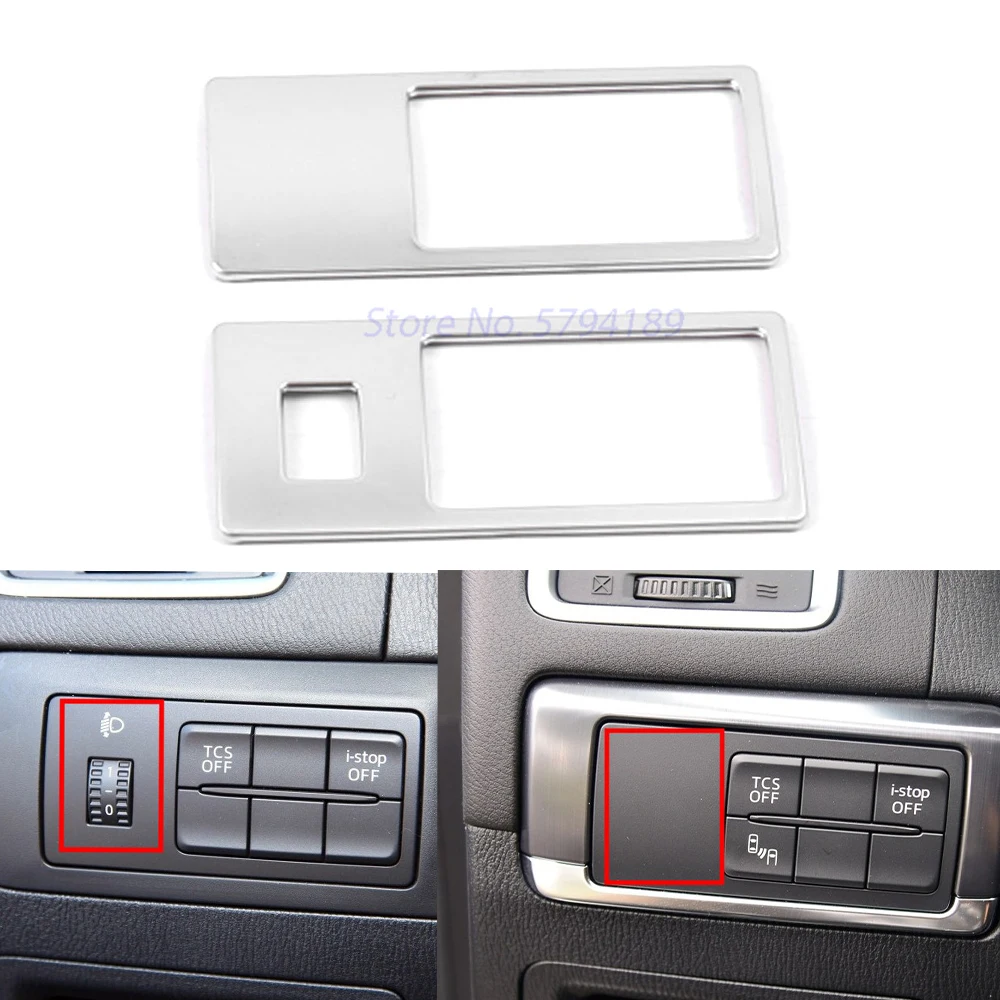 Inner Dashboard Headlamp Fog Adjust Button Switch Panel Cover For MAZDA CX-5 CX5 2012-2016 ABS Plastic Chrome Interior Parts
Inner Dashboard Headlamp Fog Adjust Button Switch Panel Cover For MAZDA CX-5 CX5 2012-2016 ABS Plastic Chrome Interior Parts
