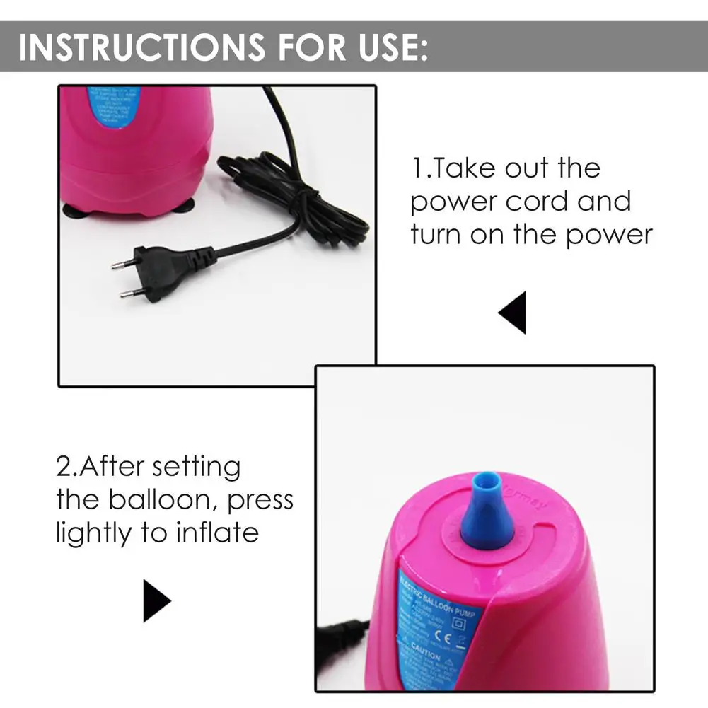 Electric Balloon Pump Toy Portable Lightweight Pump Inflator For Arch Balloon Column Air Blower Christmas Wedding Party Props 
Electric Balloon Pump Toy Portable Lightweight Pump Inflator For Arch Balloon Column Air Blower Christmas Wedding Party Props