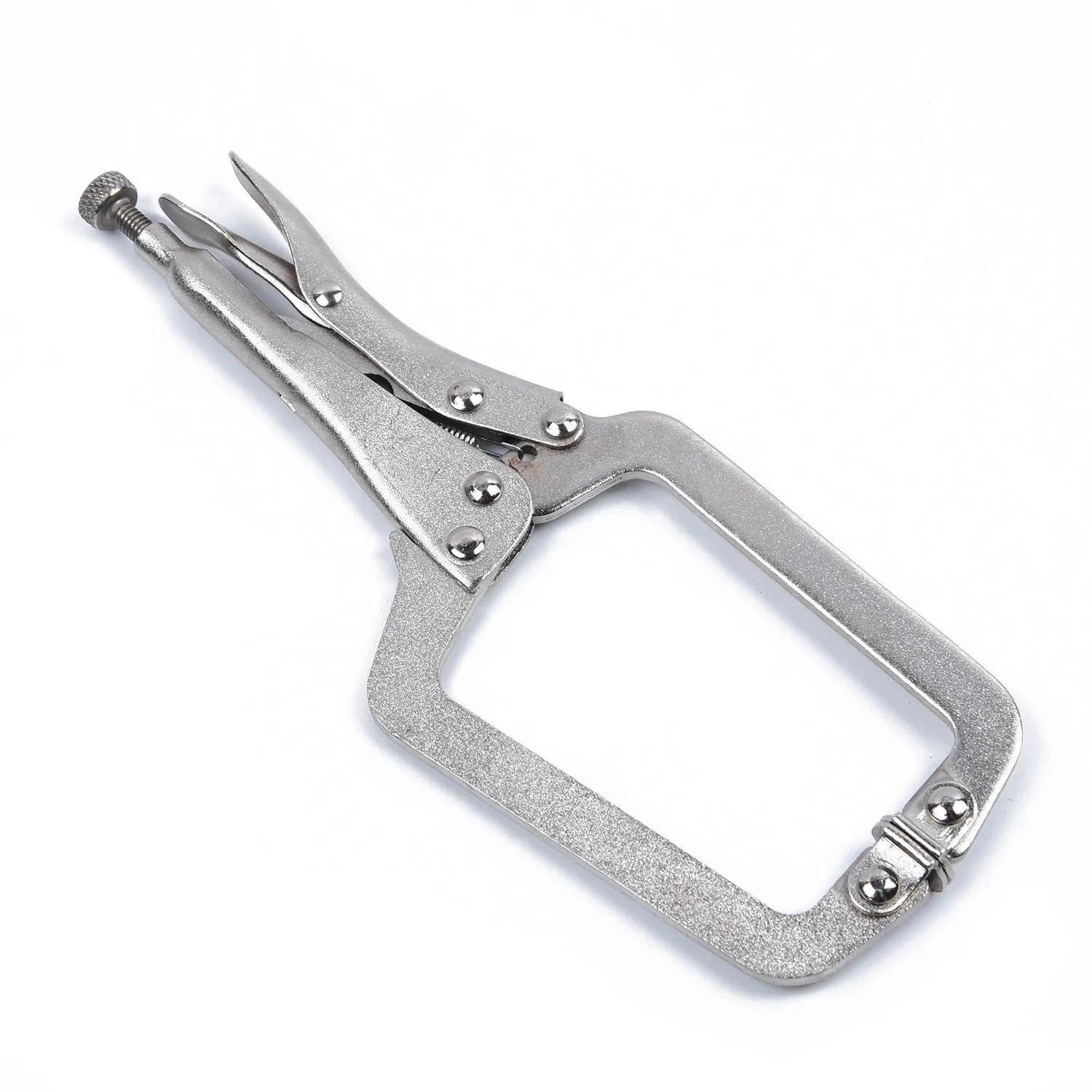 9\\\" Steel C Clamp Vise Grip Locking Welding Pliers Wood Tenon Locator Hand Tool S
9\\\" Steel C Clamp Vise Grip Locking Welding Pliers Wood Tenon Locator Hand Tool S