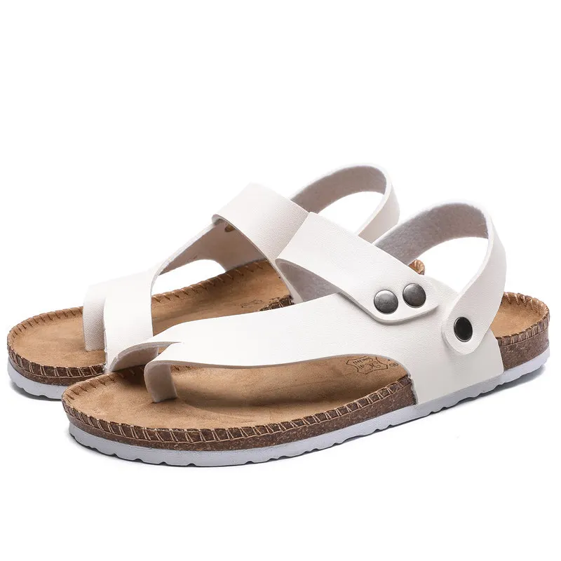 2021 Summer Men Sandals Cork Beach PU Leather Female Shoes Back Strap Soft Bottom Comfort Solid Ladies Footwear Big Size 45
2021 Summer Men Sandals Cork Beach PU Leather Female Shoes Back Strap Soft Bottom Comfort Solid Ladies Footwear Big Size 45