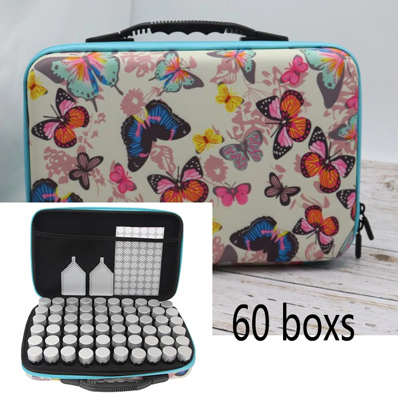 60 box Butterfly diamond embroidery Container Storage Box diamond painting box Carry Case Container diamond mosaic Storage Boxes
60 box Butterfly diamond embroidery Container Storage Box diamond painting box Carry Case Container diamond mosaic Storage Boxes