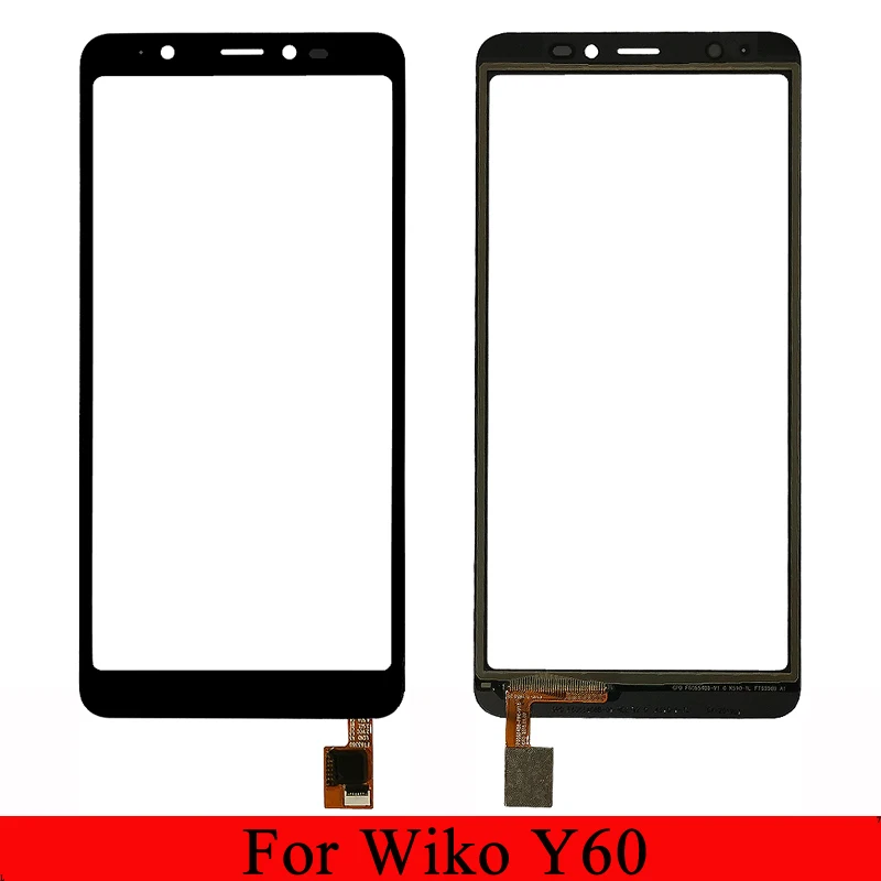 5 45 ''для Wiko Y60 сенсорного экрана стеклянная панель объектива Переднее стекло
