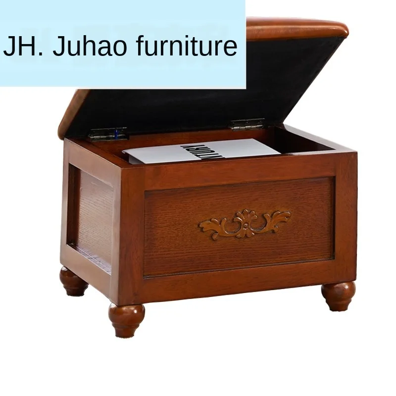 European Small Stool Solid Wood Storage Stool American Sofa Stool Tea Table Stool Household Shoe Changing Kids Furniture
European Small Stool Solid Wood Storage Stool American Sofa Stool Tea Table Stool Household Shoe Changing Kids Furniture