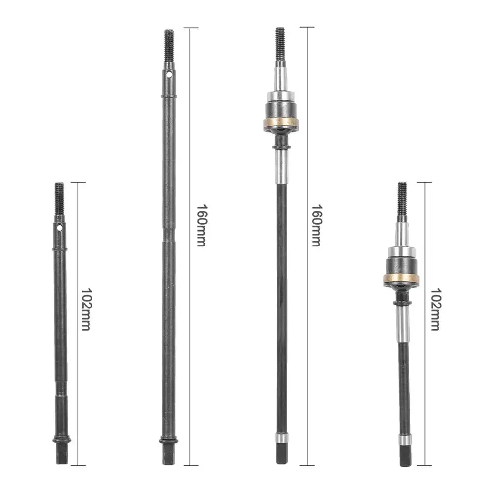Front Drive Shaft with Universal Drive Joint and Rear Drive Axle Drive Set for Axial Wraith RR10 90018 90020 90045 90048 RC Car
Front Drive Shaft with Universal Drive Joint and Rear Drive Axle Drive Set for Axial Wraith RR10 90018 90020 90045 90048 RC Car