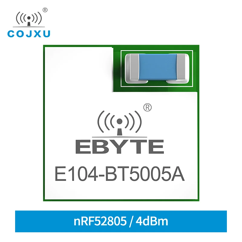 E104-BT5005A nRF52805 BLE5.0 2400-2483.5MHz 4dBm 70m Range 3.3V BLE5.0 Ceramic Antenna UART BLE Module
E104-BT5005A nRF52805 BLE5.0 2400-2483.5MHz 4dBm 70m Range 3.3V BLE5.0 Ceramic Antenna UART BLE Module