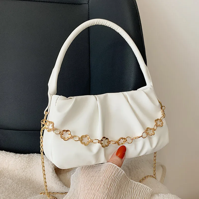 INS Fashion Wrinkle Handbags Women's Bag Chain Shoulder Bags Lady Female Crossbody Messenger Bags Autumn Winter 2021 For Women
INS Fashion Wrinkle Handbags Women's Bag Chain Shoulder Bags Lady Female Crossbody Messenger Bags Autumn Winter 2021 For Women