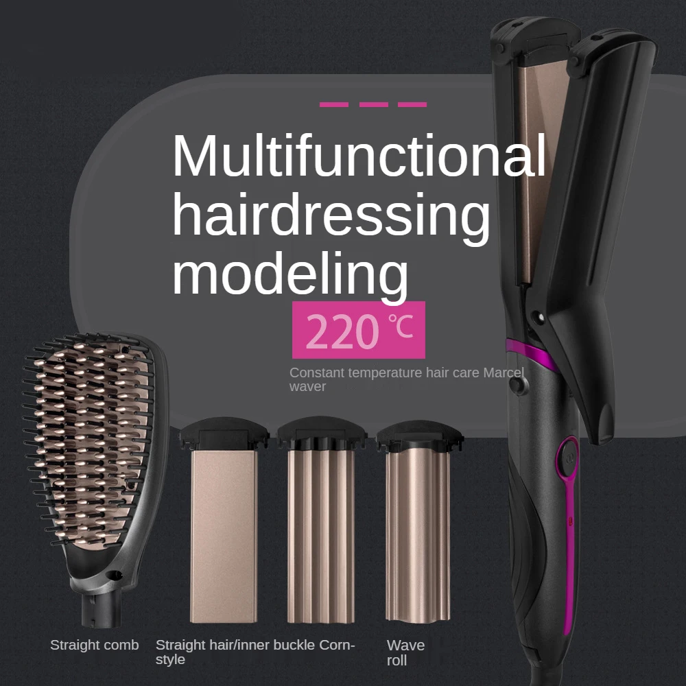Multifunctional 4 in 1 Hair Straightener Dechtable Hair Straightening Flat Iron Hair Curler Corn Wave Style Hair Comb Hair Brush
Multifunctional 4 in 1 Hair Straightener Dechtable Hair Straightening Flat Iron Hair Curler Corn Wave Style Hair Comb Hair Brush
