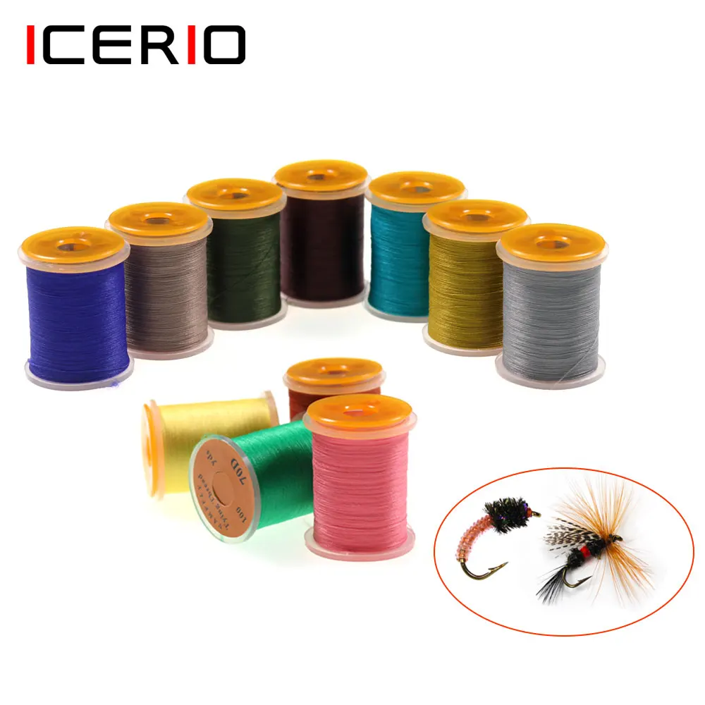 ICERIO70D/140D 10 Spool/Set Nylon Fly Tying Thread For Scud Midge Nymph Dry/ Wet Fly Tying Material Size 6#~14# or 14#~22#
ICERIO70D/140D 10 Spool/Set Nylon Fly Tying Thread For Scud Midge Nymph Dry/ Wet Fly Tying Material Size 6#~14# or 14#~22#