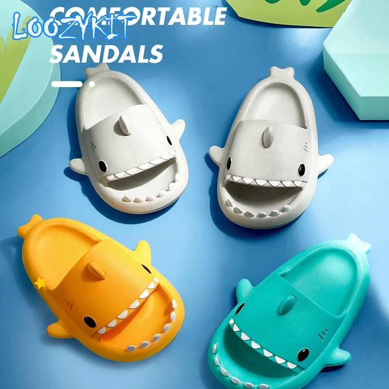 Shark Summer Children's Slippers Rainbow Shoes For Kids Toddler Baby Outdoor EVA Cartoon Print Cute Flat Heels Beach Sandals
Shark Summer Children's Slippers Rainbow Shoes For Kids Toddler Baby Outdoor EVA Cartoon Print Cute Flat Heels Beach Sandals