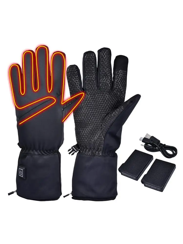 Winter Electric Heated Gloves Adjustable Temperature Thermostatic Gloves Warm Waterproof Gloves Windproof Motorcycle Warm Gloves
Winter Electric Heated Gloves Adjustable Temperature Thermostatic Gloves Warm Waterproof Gloves Windproof Motorcycle Warm Gloves