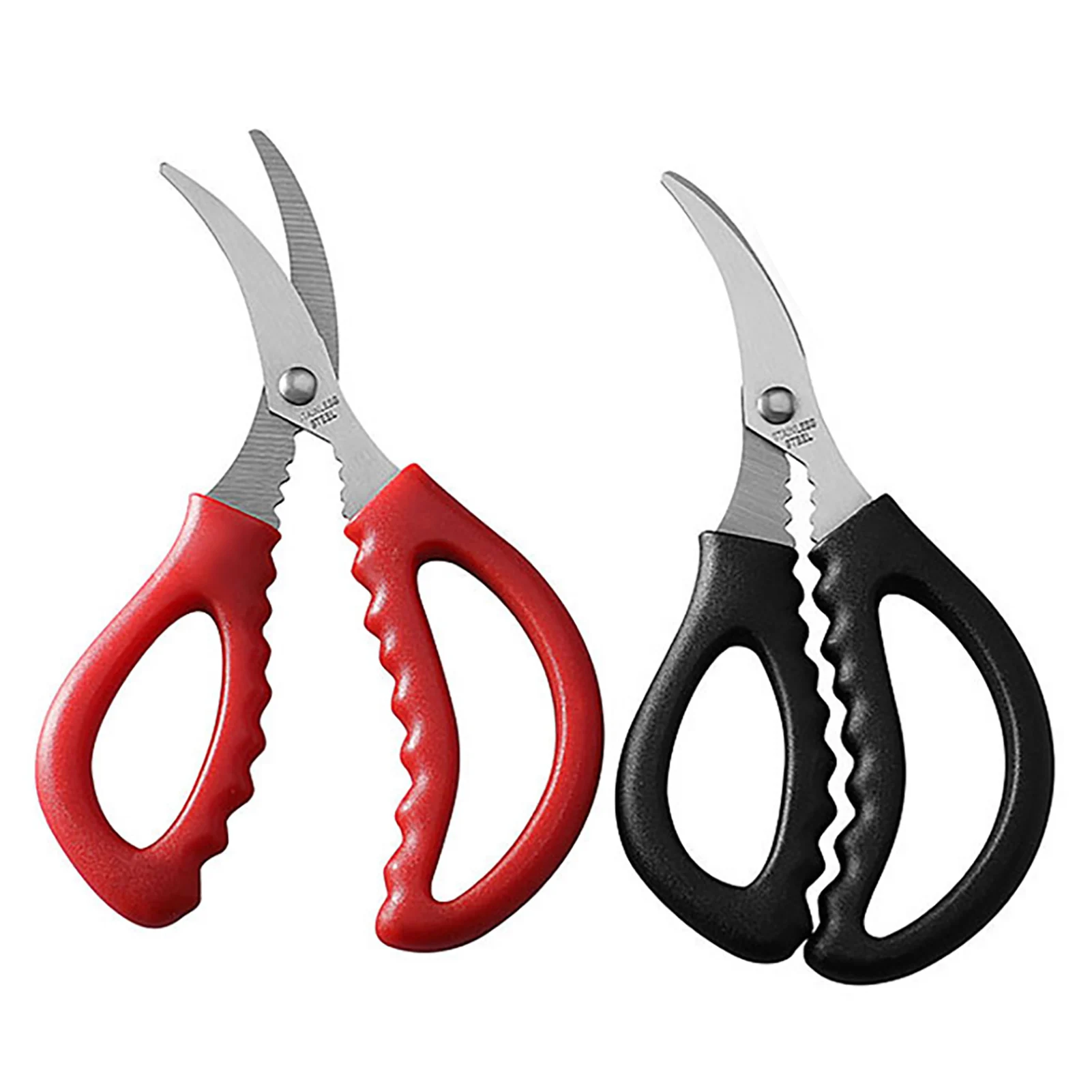 Kitchen Seafood Scissors Non-slip Handle And Durable Material Stainless Steel Peel Shrimp Trap And Crab Cutting Remarkable
Kitchen Seafood Scissors Non-slip Handle And Durable Material Stainless Steel Peel Shrimp Trap And Crab Cutting Remarkable