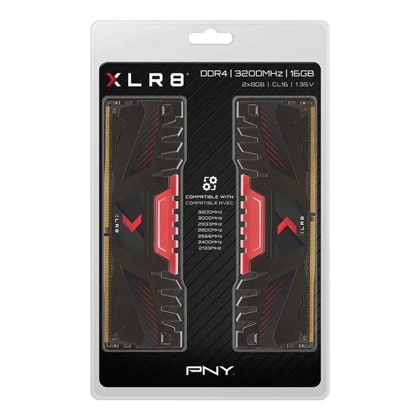 Оперативная память PNY XLR8 16 Гб DDR4 3200 МГц CL16 DIMM|Оперативная память| |