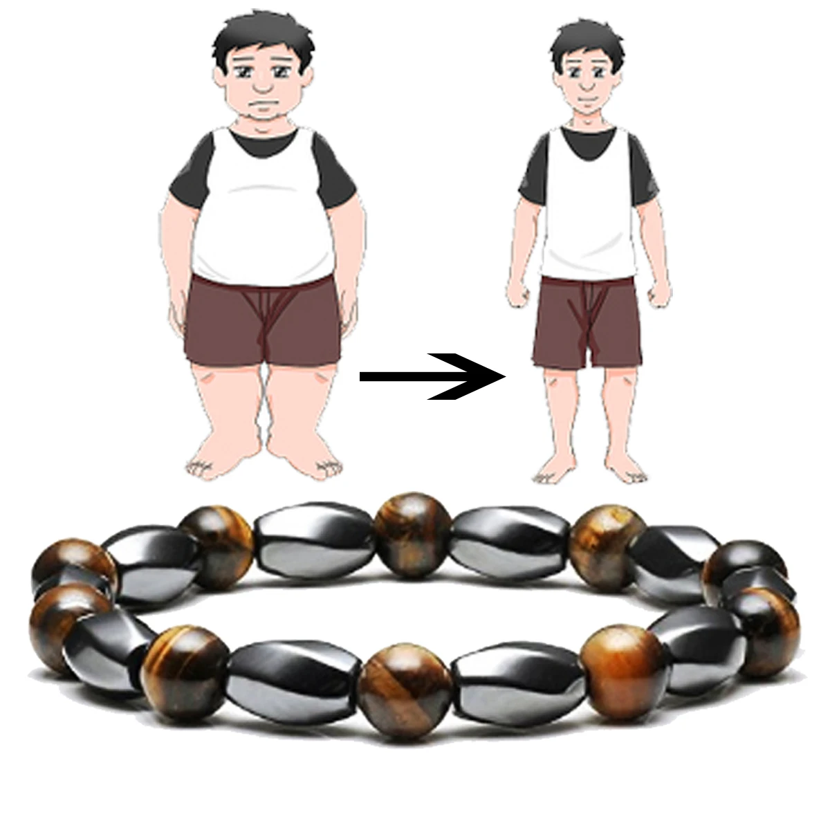 Irregular Hematite Bracelet Men Fashion Natural Tiger Eye Weight Loss No Magnetic Therapy Bracelet Health Care Jewelry Pulsera
Irregular Hematite Bracelet Men Fashion Natural Tiger Eye Weight Loss No Magnetic Therapy Bracelet Health Care Jewelry Pulsera