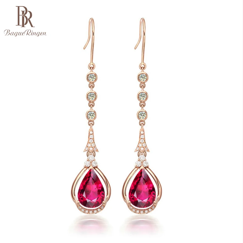 Bague Ringen Charms Long Earrings For Women Fashion Rose Gold Color Jewelry Water Drop Shaped Gemstone Elegant Female Ear-drops
Bague Ringen Charms Long Earrings For Women Fashion Rose Gold Color Jewelry Water Drop Shaped Gemstone Elegant Female Ear-drops