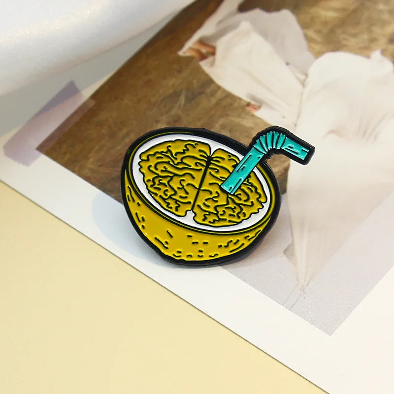 XCMRYSP лимонная солома значок брошь желтая металлическая эмалированная заколка для лацкана рюкзак одежда модные ювелирные изделия подарок д... 
XCMRYSP лимонная солома значок брошь желтая металлическая эмалированная заколка для лацкана рюкзак одежда модные ювелирные изделия подарок д...