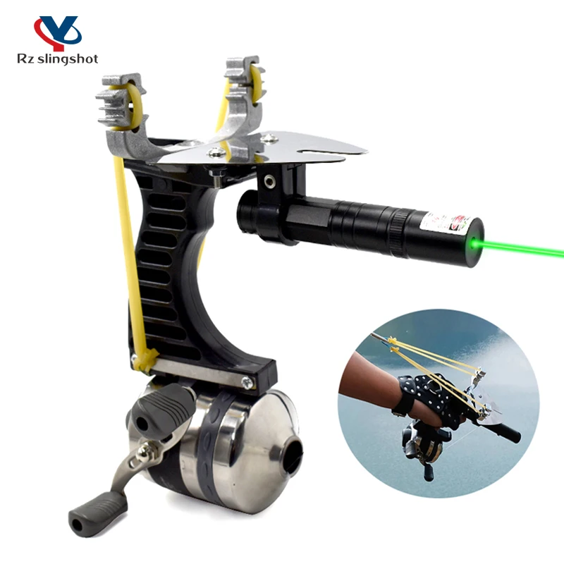 Fishing Slingshot Set with Green Laser Bow and Arrow Shooting Catapult Fishing Reel Suit for Outdoor Hunting Accessories Upgrade
Fishing Slingshot Set with Green Laser Bow and Arrow Shooting Catapult Fishing Reel Suit for Outdoor Hunting Accessories Upgrade