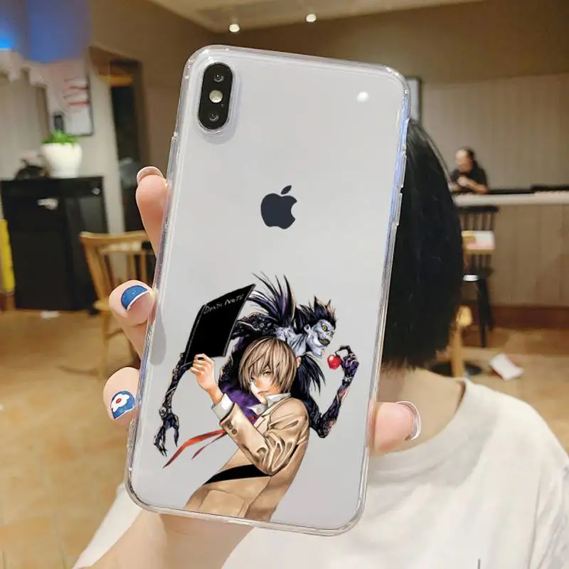 Death Note Japan anime Phone Case Transparent for iPhone 6 7 8 11 12 s mini pro X XS XR MAX Plus
Death Note Japan anime Phone Case Transparent for iPhone 6 7 8 11 12 s mini pro X XS XR MAX Plus