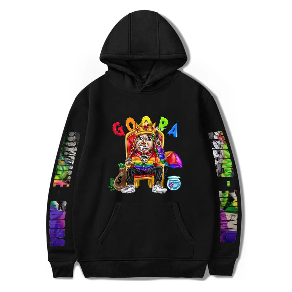 Album Logo 6IX9INE GOOBA Hoodies Sweatshirt Men/Women Harajuku Autumn Winter Fashion Clothes Casual Slim Full Print Pullover
Album Logo 6IX9INE GOOBA Hoodies Sweatshirt Men/Women Harajuku Autumn Winter Fashion Clothes Casual Slim Full Print Pullover