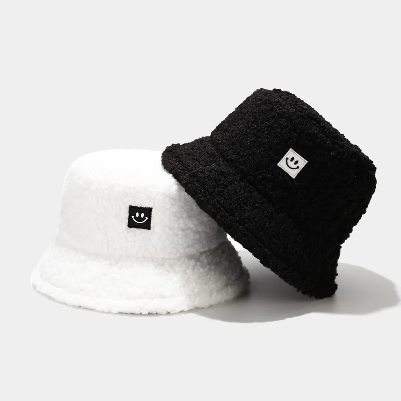 Black White Bucket Hat Thickened Warm Winter Hats Faux Fur Teddy Velvet Cap Lady Bob Panama Outdoor Unisex Plush Fisherman Hat
Black White Bucket Hat Thickened Warm Winter Hats Faux Fur Teddy Velvet Cap Lady Bob Panama Outdoor Unisex Plush Fisherman Hat