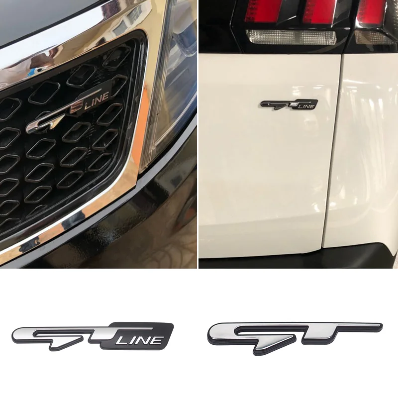 Для Kia Автомобильная дверь гриль багажник GT Line логотип значок эмблема наклейка