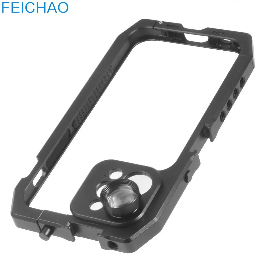 Mobile Phone Camera Vlog for iPhone 12 /12 Pro Filmmaking Case CNC with Moment Lens 17mm Mount 2X Telephoto Smartphone Cage Rig
Mobile Phone Camera Vlog for iPhone 12 /12 Pro Filmmaking Case CNC with Moment Lens 17mm Mount 2X Telephoto Smartphone Cage Rig