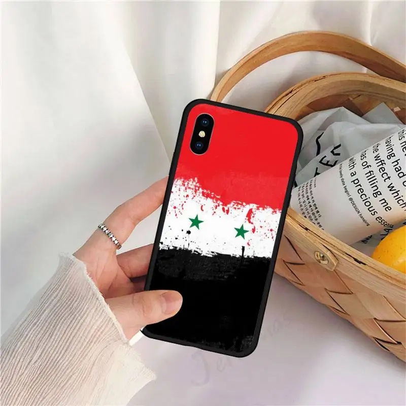 Syria Flag design pattern Phone Case for iPhone 11 12 pro XS MAX 8 7 6 6S Plus X 5S SE 2020 XR luxury deisgn coque
Syria Flag design pattern Phone Case for iPhone 11 12 pro XS MAX 8 7 6 6S Plus X 5S SE 2020 XR luxury deisgn coque