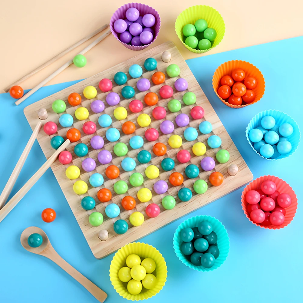 Wooden Board Rainbow Bead Game Funny Go Board Puzzle Bead Board Games Children's Early Education Board Games Educational Toy
Wooden Board Rainbow Bead Game Funny Go Board Puzzle Bead Board Games Children's Early Education Board Games Educational Toy