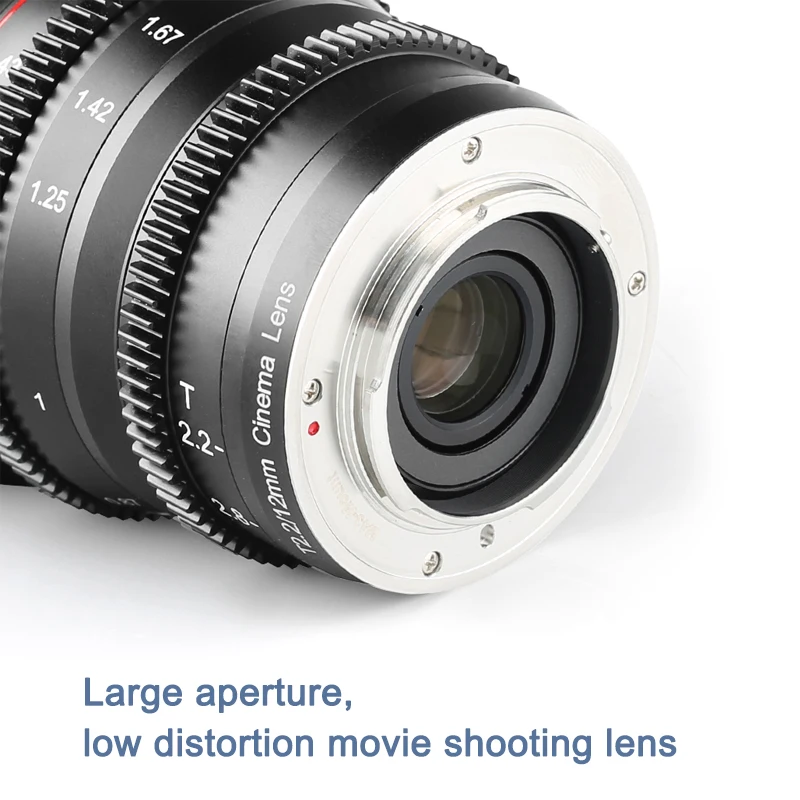 Meike 12mm T2.2 Camera Lens Manual Focus Portrait Cine Lens For Olympus Panasonic Lumix M4/3-Mount for M4/3 Mount
Meike 12mm T2.2 Camera Lens Manual Focus Portrait Cine Lens For Olympus Panasonic Lumix M4/3-Mount for M4/3 Mount