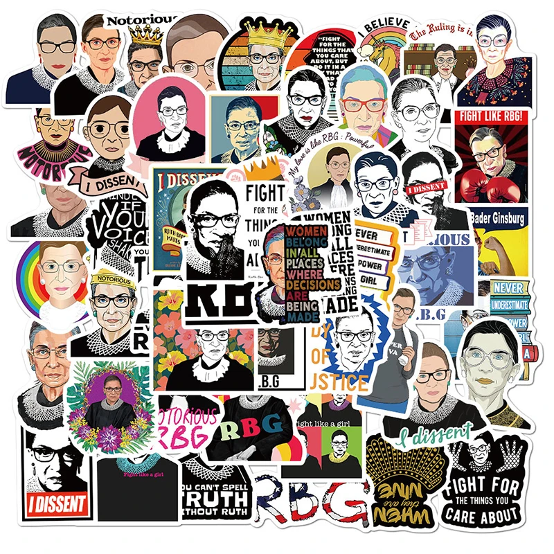 10/26/52pcs Popular Female Judges Ruth Bader Ginsburg Graffiti Stickers Characters Feminist Quotes Waterproof Stickers
10/26/52pcs Popular Female Judges Ruth Bader Ginsburg Graffiti Stickers Characters Feminist Quotes Waterproof Stickers