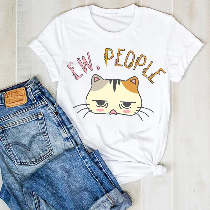 Women Lady Cartoon Cat Paw Love 90s Pet Short Sleeve Summer Ladies T Tee Tshirt Womens Female Top Shirt Clothes Graphic T-shirt
Women Lady Cartoon Cat Paw Love 90s Pet Short Sleeve Summer Ladies T Tee Tshirt Womens Female Top Shirt Clothes Graphic T-shirt