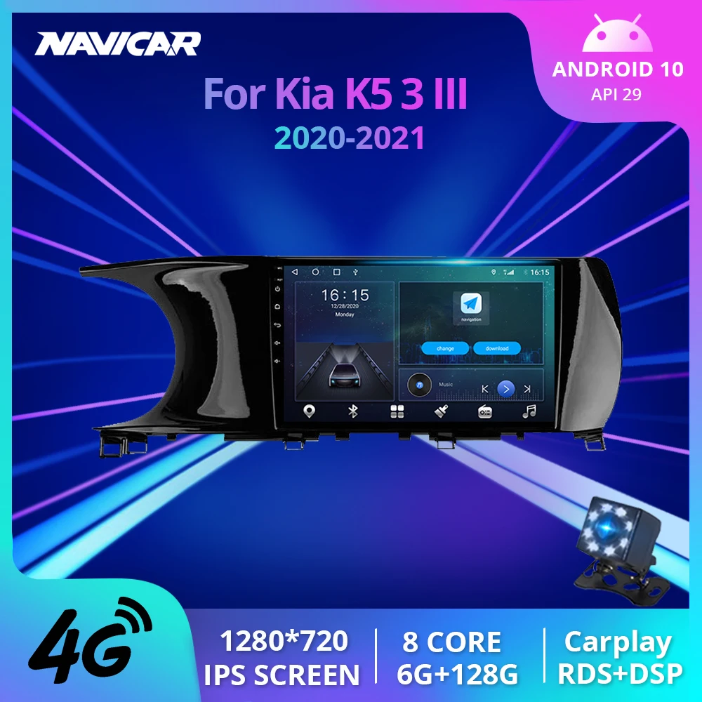 NAVICAR 2Din Android10.0 Car Radio For Kia K5 3 III 2020-2021 GPS Navigation Stereo Receiver Auto Radio Car Receiver NO 2DIN DVD
NAVICAR 2Din Android10.0 Car Radio For Kia K5 3 III 2020-2021 GPS Navigation Stereo Receiver Auto Radio Car Receiver NO 2DIN DVD
