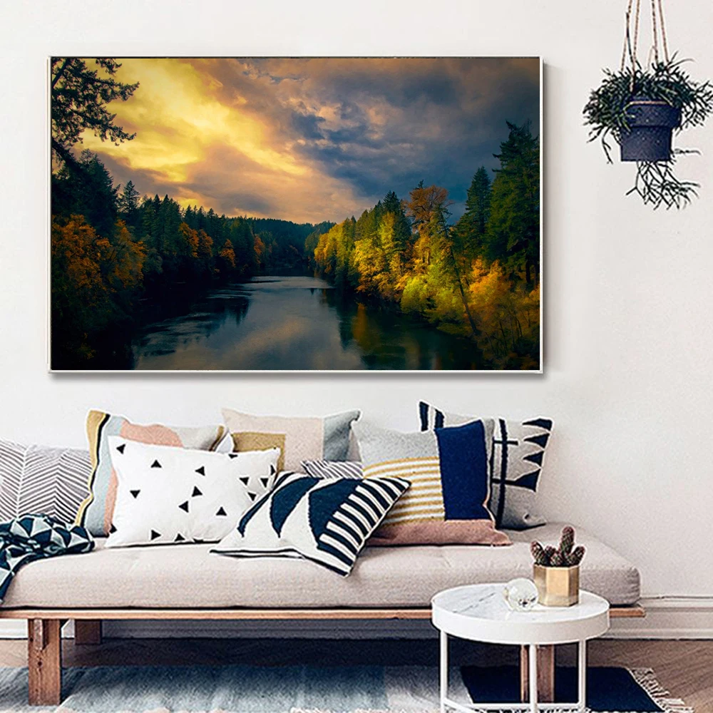 Landscape oil painting landscape forest art painting canvas painting living room corridor bar home decoration mural
Landscape oil painting landscape forest art painting canvas painting living room corridor bar home decoration mural