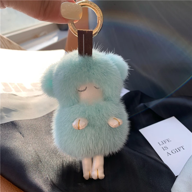 Real Mink Hair Car Key Chain Pendant Net Red Plush Doll Bag Hanging Gifts Walk In The Front Of Fashion Trend
Real Mink Hair Car Key Chain Pendant Net Red Plush Doll Bag Hanging Gifts Walk In The Front Of Fashion Trend
