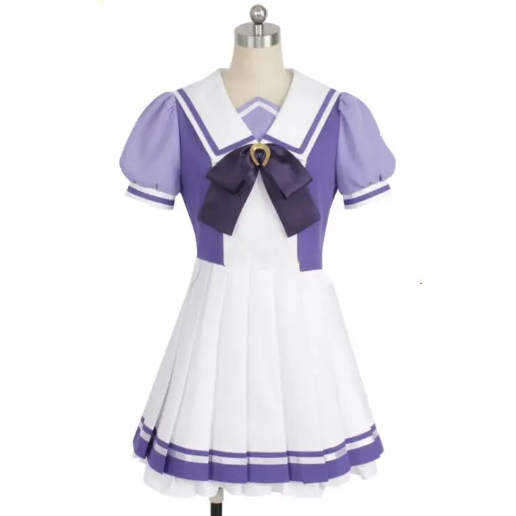 CON Women Navy Collar Cosplay Uniform Short Sleeve Lolita Dress Role Performance Party Show Cute Purple Dress
CON Women Navy Collar Cosplay Uniform Short Sleeve Lolita Dress Role Performance Party Show Cute Purple Dress
