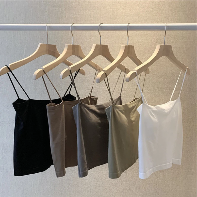 Women's Tube Top America Slim Vest Sexy Crop Top Female Camisoles On Thin Straps Fashion Seamless Tanks Underwear For Women
Women's Tube Top America Slim Vest Sexy Crop Top Female Camisoles On Thin Straps Fashion Seamless Tanks Underwear For Women