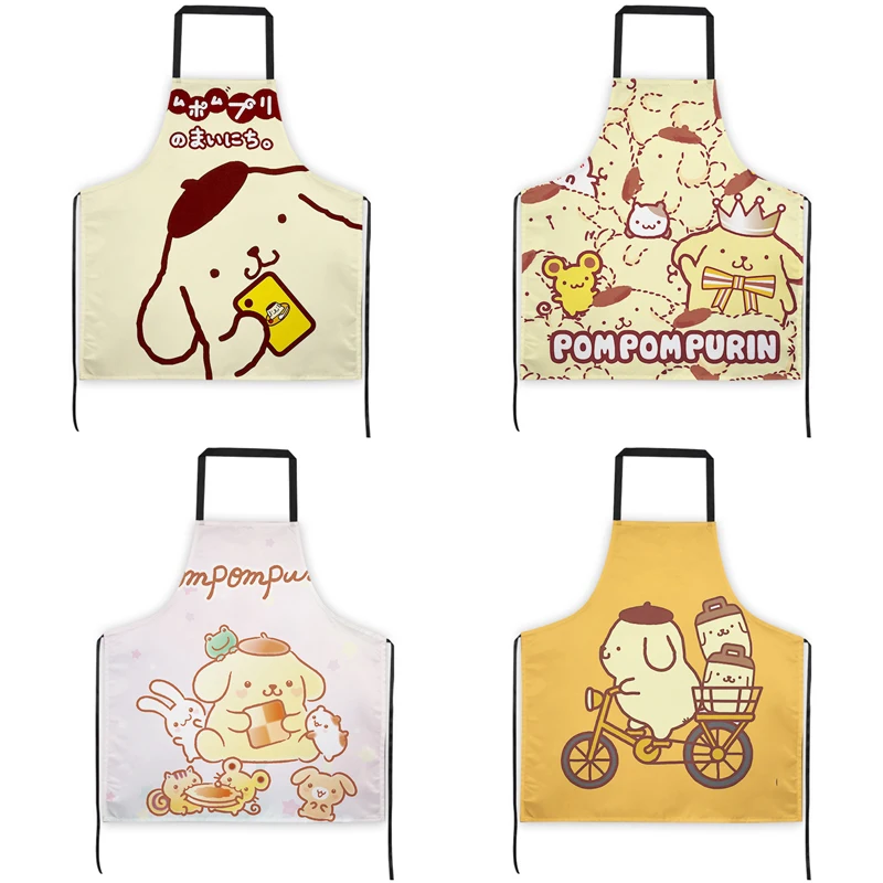 Sanrioed Kawaii Pom Purin водонепроницаемый, маслостойкий и антиобрастающий кухонный фартук, студенческий фартук 
Sanrioed Kawaii Pom Purin водонепроницаемый, маслостойкий и антиобрастающий кухонный фартук, студенческий фартук