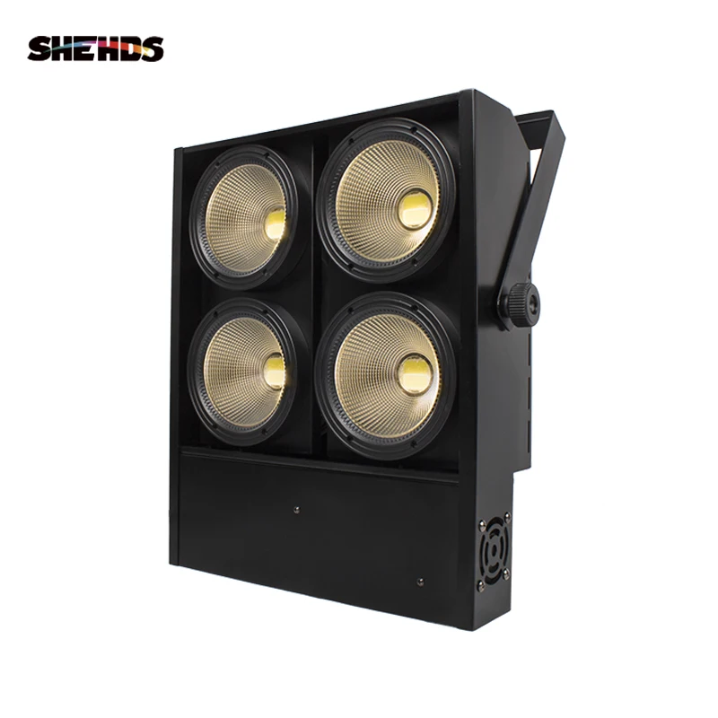 SHEHDS 4x100W 4-глазый светодиодный светильник COB для сцены
SHEHDS 4x100W 4-глазый светодиодный светильник COB для сцены