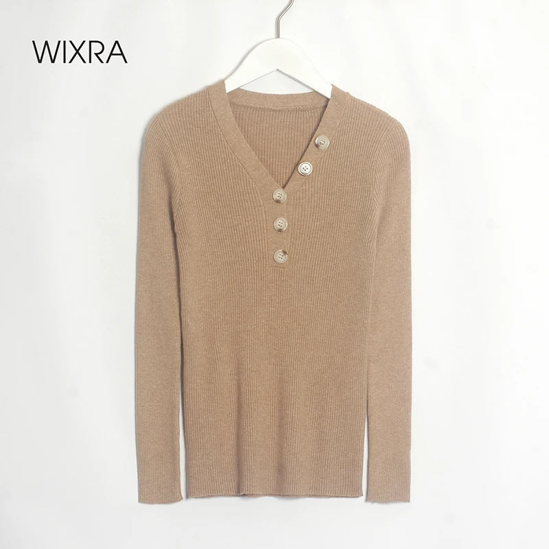Wixra Womens High Stretch Sweaters Streetwear Casual V-Neck Ladies Slim Pullovers Female Knit Long Sleeve Jumpers Autumn Winter
Wixra Womens High Stretch Sweaters Streetwear Casual V-Neck Ladies Slim Pullovers Female Knit Long Sleeve Jumpers Autumn Winter