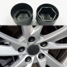 For Audi A3 A4LQ7 2017-2019 Screw Cap Tire Cap Hubcaps Anti-theft Ordinary Wheel Bolt Cover 4M0 601 173 8WD 601 173 4M0601173A