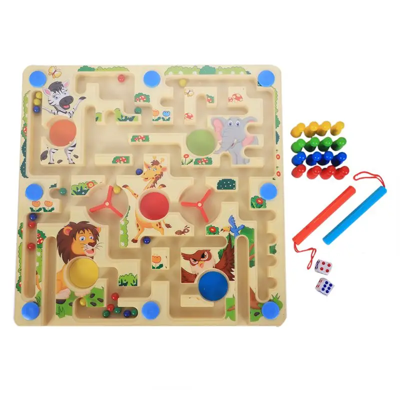 MWZ 2 in 1 Magnetic Maze with Flying Chess Double-faced Labyrinth Maze Educational Interactive Toys, Forest
MWZ 2 in 1 Magnetic Maze with Flying Chess Double-faced Labyrinth Maze Educational Interactive Toys, Forest